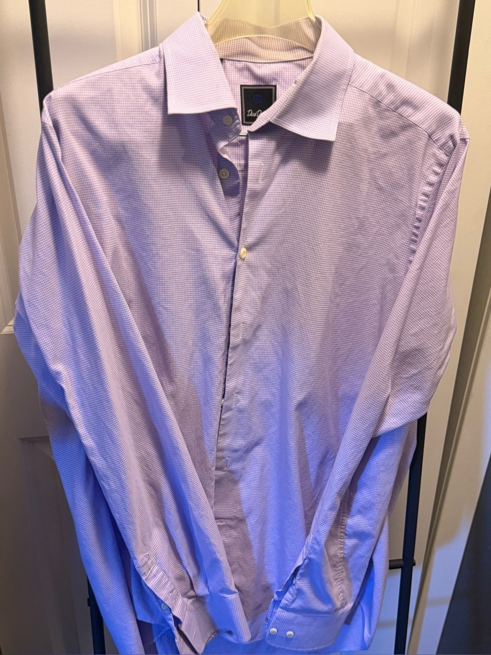 David Donahue Lavender Dress Shirt